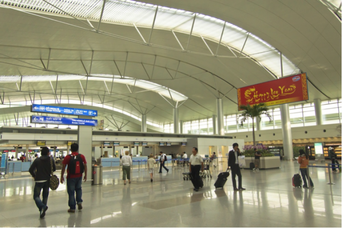 Ho Chi Minh City airport.