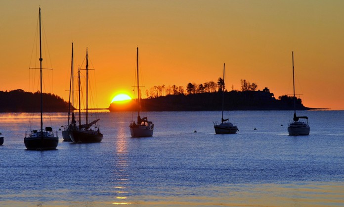 Sunrise over Mahone Bay, Nova Scotia