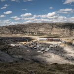 Summer overview of Kangerlussuaq in Greenland