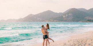 Happy on the Beach