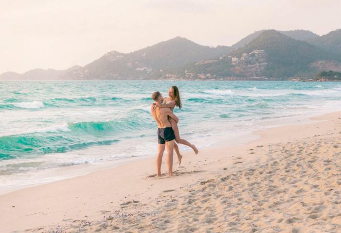 Happy on the Beach